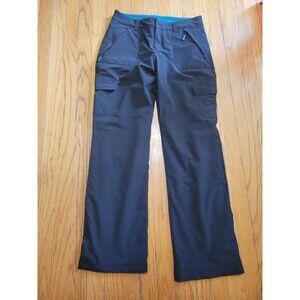 Eddie Bauer women's lined fleece winter pant gray size 8 Hike Outdoor